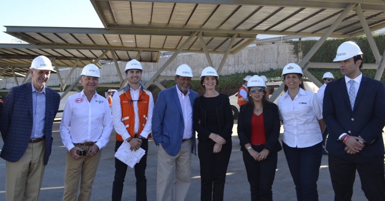 Ministra de Transportes visita avances en Electro-terminal de Los Espinos