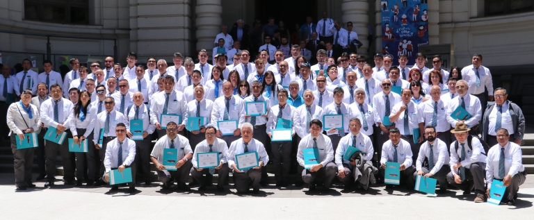 Ceremonia final: ‘Electroconductores’ capacitados son reconocidos en la Universidad de Chile