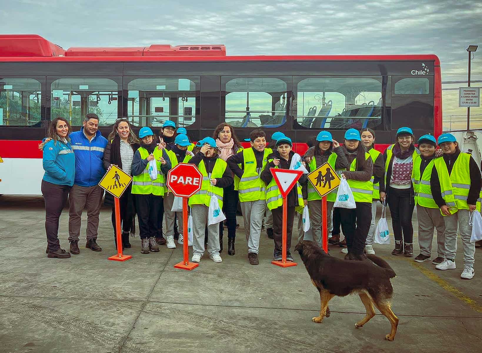 Actividad de seguridad vial Metbus